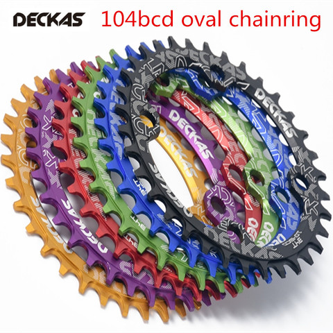 104bcd Oval 32/34/36/38T Narrow Wide Chainring MTB Mountain bike bicycle chainwheel for M370 M410 M610 M615 M670 M780 ► Photo 1/6