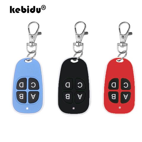 kebidu Remote Control RF 433mhz Electric Cloning 4 Channel Copy Code Gate Garage Door Opener Key Duplicator For Home ► Photo 1/6