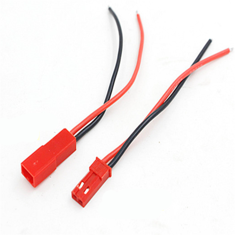 20Pairs JST Connector Plug Cable Line Male+Female 100mm für RC BEC Lipo Battery