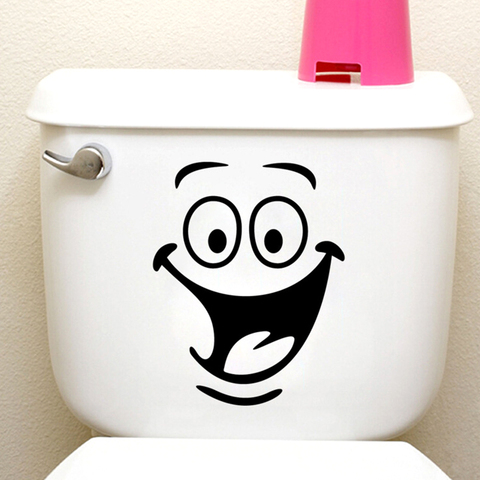 big mouth toilet stickers wall decorations diy vinyl adesivos de paredes home decoration decal mual art waterproof posters paper ► Photo 1/6