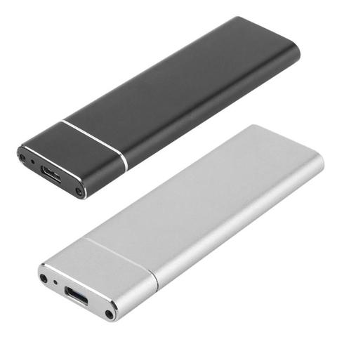 USB3.1 HDD Enclosure M.2 to USB SSD Hard Disk Drive Case Type C 3.1 to (B+M key)/B key Connector 2242/2260/2280 M2 SATA SSD ► Photo 1/1