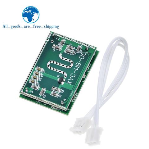 TZT  Strong Anti-jamming! 5.8GHZ Microwave Radar Sensor 6-9M Smart Trigger Switch Module 3.3-20V DC for Home Control ► Photo 1/6