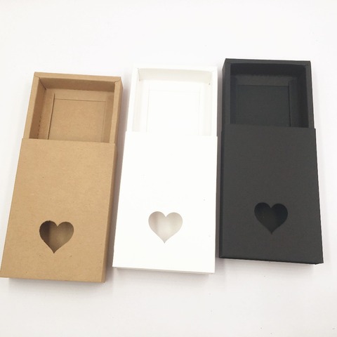 20pcs/lot new  Brown Kraft Paper Boxes Drawer Box Phone Gift Craft Soap Box Jewelry Storage box ► Photo 1/6