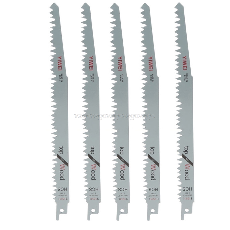 2pcs S1531L 240mm Reciprocating Saw Blades High Carbon Steel For Wood Cutting