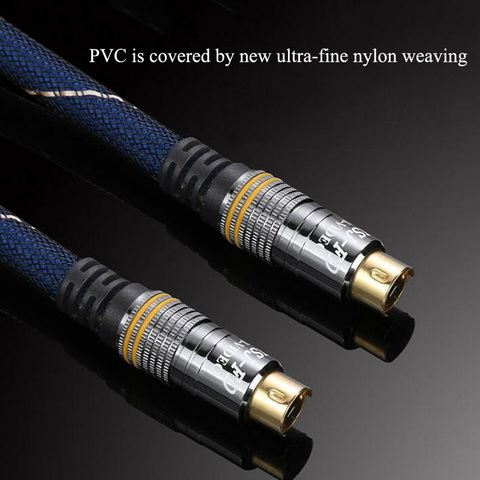 High Quality Video Line S Video 4pin 4P Male to Male M / M s-vedio Cable TV Out Video For TV HDTV DVD VCR LCD ► Photo 1/5