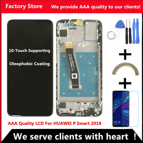 10-Touch AAA Quality LCD For Huawei P Smart 2022 LCD With Frame LCD Screen Display For P Smart 2022 LCD Screen POT-LX1 L21 LX3 ► Photo 1/6