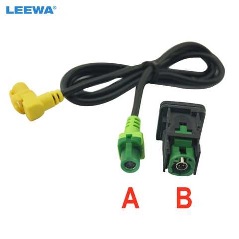 LEEWA For VW Golf 5/6 Scirocco Passat jetta mk6 USB Input USB Connector Surface + cable RCD510 5KD 035 726 A ► Photo 1/6