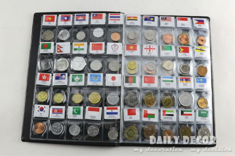 Chic HOT Good Quality Wonderful Coin Holder Collection 120 Coin Album Book 