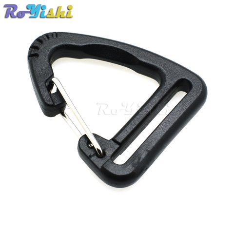 1''Plastic Buckles Hook Climbing Carabiner Hanging Keychain Link Backpack Strap Webbing 25mm ► Photo 1/6