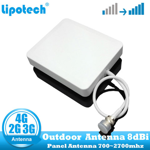 9dbi 700-2700Mhz 2G 3G 4G Outdoor Panel Antenna GSM CDMA WCDMA LTE UMTS Outdoor Repeater Antenna 4G LTE External Antenna  ► Photo 1/6