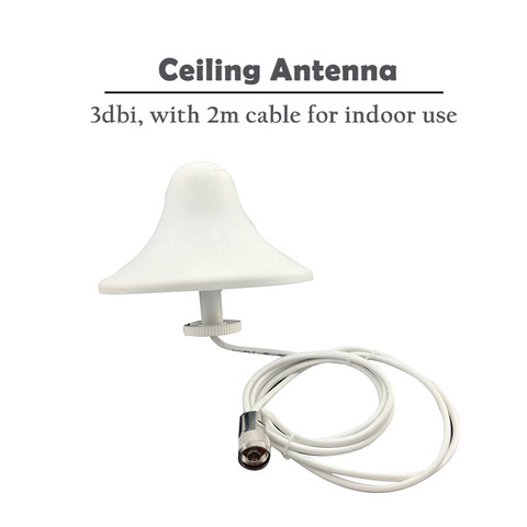 800-2700mhz Antenna for GSM WCDMA DCS UMTS and 4G LTE Signal Repeater Booster 3dBi Omni Ceiling Antenna with 2m Cable N Male #15 ► Photo 1/6