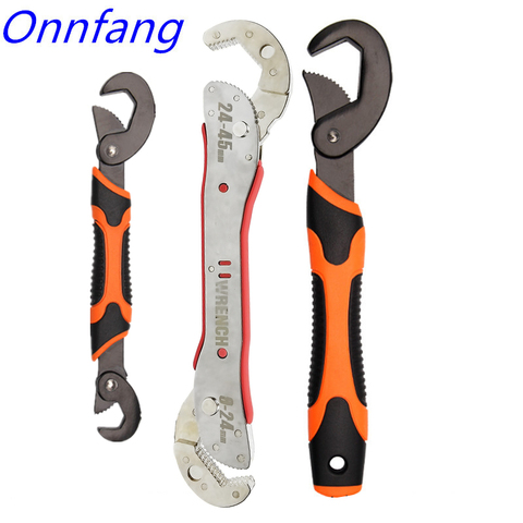 Hot Adjustable Spanner Multi-function Universal Wrench Tool Home Repair Key Hand tool Multi Purpose Universal Pipe Wrench ► Photo 1/6