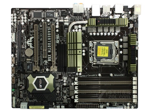ASUS SaberTooth X58 original motherboard LGA 1366 DDR3 for Core i7 Extreme/Core i7 24GB X58 Desktop motherboard Free shipping ► Photo 1/2