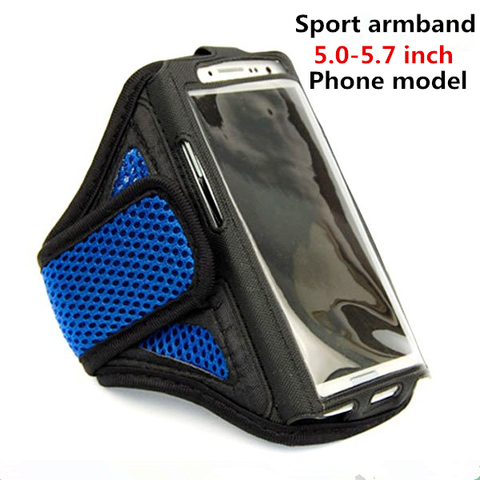 WolfRule 5.0-5.7 inch Armband Sport Bag Cell Phone Case For Xiaomi Redmi 7A 6A 6 8A 8 5A 5 Running Arm Band For Samsung Note 4 ► Photo 1/6
