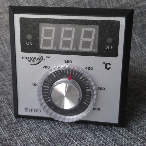 0-100/0-600 /0-200/0-300/0-400Celsius degree electronic digital temperature controller thermostat powered by 220V 380V ► Photo 1/1