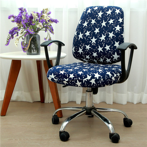 Office Stretch Chair Covers Anti-dirty Rotating Computer Seat Chair Cover Removable Slipcovers For Office Seat Chairs 2pcs/set ► Photo 1/6