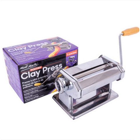 Portable Stainless Steel Craft Polymer Clay Rolling Machine Press Roller Hand Cranked Handmade Press Pasta Tools Non-Electric ► Photo 1/6