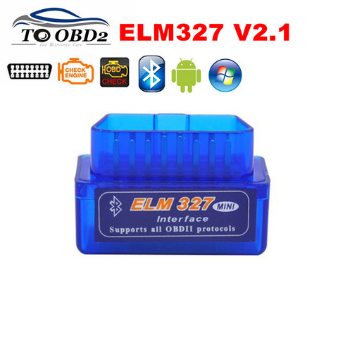 Car Diagnostic Scanner ELM327 Bluetooth V2.1 OBD2 CAN-BUS Tester Supports Android Torque/Symbian Works Multi-Cars ELM 327 HOT ► Photo 1/6