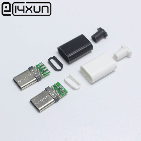 2Set DIY USB 3.1 C-type Male Plug Welding Type Double-sided plug Type C Data and Charging Welded Wire Connector ► Photo 1/6