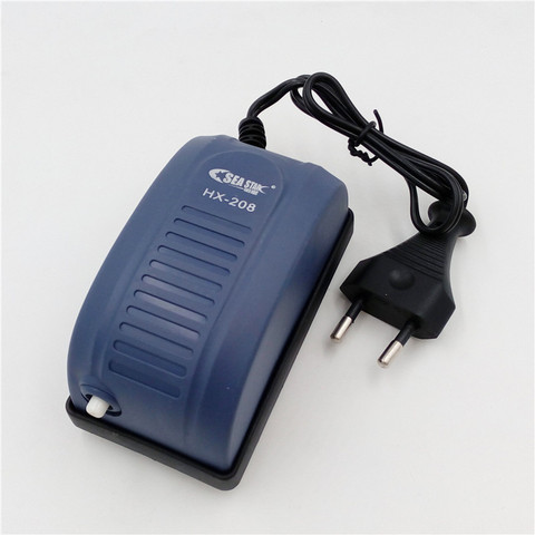 2.5W Aquarium Air Pump Single Outlet Air Compressor Low Noise Fish Tank Oxygen Air Pump EU Plug Random Pattern ► Photo 1/6