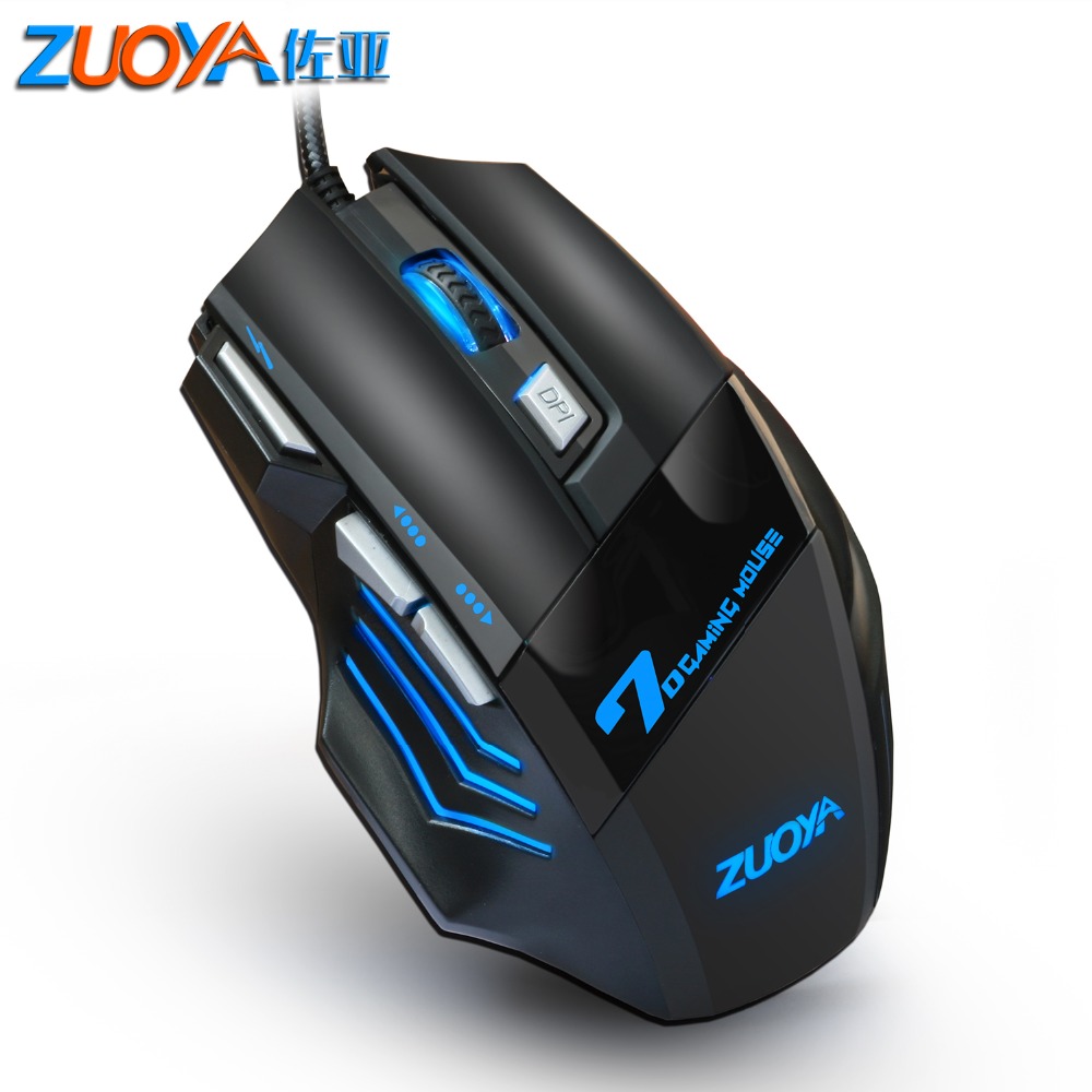 2400 DPI Computer 7 Button Wireless Gaming Mouse LED Optical Game Mice Pro Gamer 