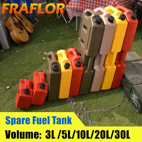 3L 5L 6L 10L Red Black Green Fuel Barrels Gas Spare Container Anti-static Jerry Can Polaris Fuel Gasoline Diesel Tank Jerrycan ► Photo 1/6