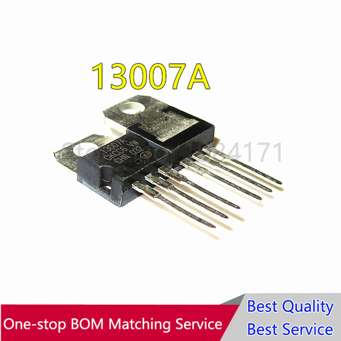 10PCS MJE13007A 13007 13007A TO-220 new and original SILICON NPN SWITCHING TRANSISTOR IC NEW ► Photo 1/6