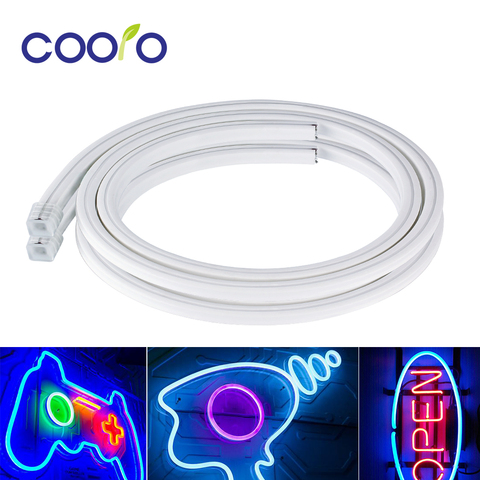 DC 12V RGB LED Neon Light 2835 SMD Round Line Soft Rope Tube Flexible Indoor Outdoor Waterproof Dance Party Decor Car Lights ► Photo 1/6