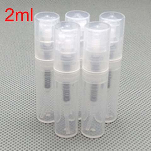 200pcs/lot 2ML Transparent Plastic Spray Bottle Small Cosmetic Packing Atomizer Perfume Bottles Atomizing Spray Liquid Container ► Photo 1/4