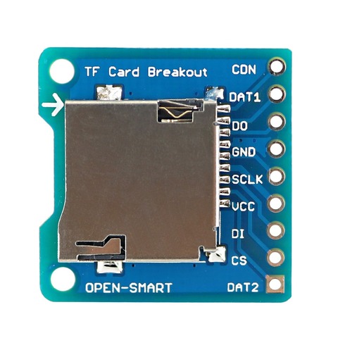 OPEN-SMART Micro SD / TF Card Breakout to DIP Board Module for Arduino DIY Micro SD / TF Card Adapter Breakout Board Module ► Photo 1/3