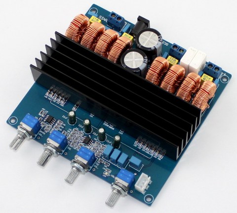 TDA7498 200W+100W+100W 2.1 channel digital power amplifier board Class D Amplifier Board Beyond TPA3116 ► Photo 1/1