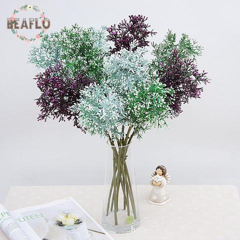 1PC European Fruit Plant Artificial Flowers Bouquet Home Wedding Decorative Floristry 4 Colors BQ064 ► Photo 1/5