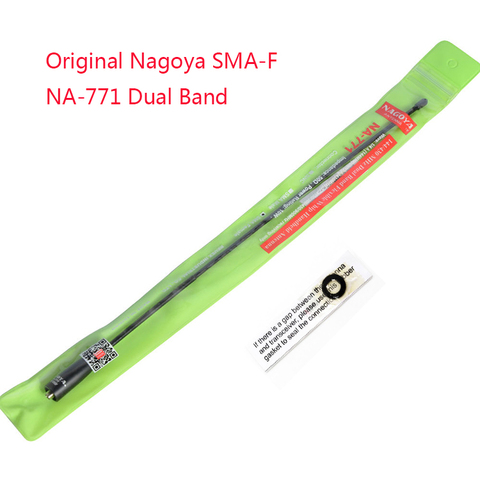 Original Nagoya Na-771 SMA-F 144/430Mhz VHF/ UHF Antenna For Kenwood WOUXUN Two Way Radio Baofeng UV-5R Walkie Talkie Antenna ► Photo 1/6