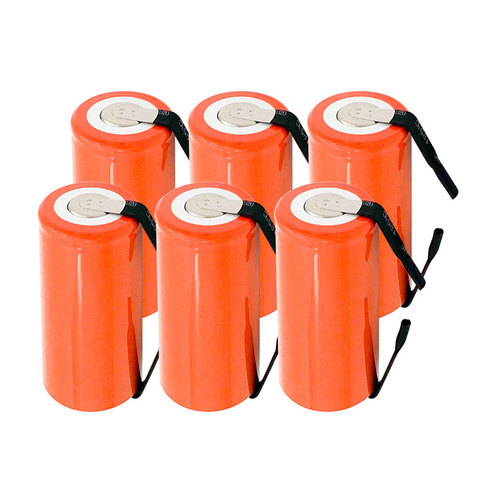 1-10pcs Sub C SC Ni-CD Rechargeable Batteria 1.2V 2800Nah with Welding Tab for Electric Screwdriver Drill T10 Power Tool Battery ► Photo 1/6
