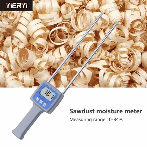 Yieryi professional Moisture Meter for Wood Sawdust Powder Hay Bale Peat Moisture Meter hygrometer TK100W ► Photo 1/6