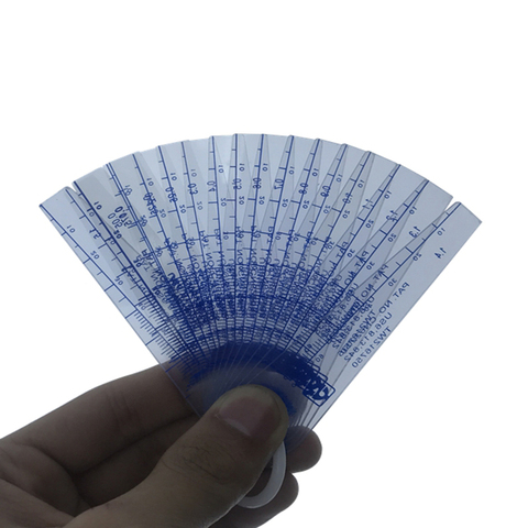0.05-1.5-2.0-3mm 18pcs 20pcs (Taiwan) Thickness Plastic Plug Feeler Gauge Gap Filler Measuring Tool With PVC Sheet ► Photo 1/6