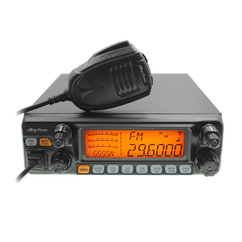 CB Radio ANYTONE AT-5555N 25.615 - 30.105 Mhz 40 Channel Mobile Transceiver AT555N AM/FM/SSB 11 Meter Radio ► Photo 1/6