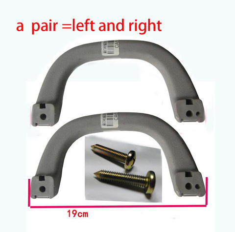 A Pair Beige Roof Handle With Screws for Mitsubishi Pajero armrest V31 V32 V33 Montero Shogun MK3 MK2 ► Photo 1/6