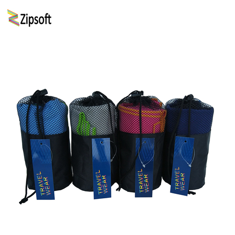 Zipsoft 2Pcs\Lot Sports Towel With Bag Gym Beach for Adults Microfiber Swimming pool Travel Camping Hair Dryer 2022 75x135cm ► Photo 1/6