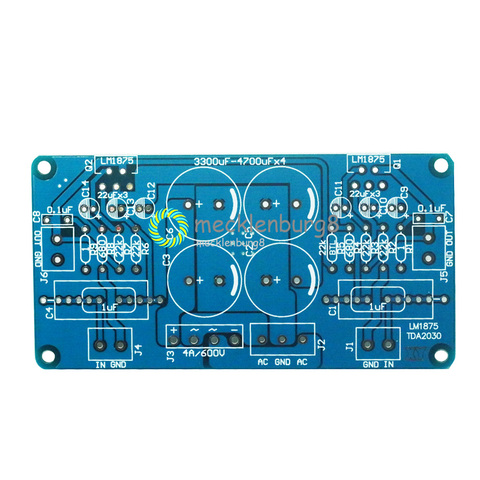 LM675 LM1875T TDA2030 TDA2030A audio printed circuit board power amplifier do-it-yourself board ► Photo 1/4