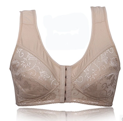 Front 5 buttons cotton bra bralette seamless wireless bra women sexy lace  push up brassiere full B C D cup coverage vest bh C3- - Price history &  Review