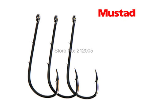 High-quality  Mustad Hook Reference No. 92647NPBLN Size 6# 4# 2# 1# 1/0# 2/0# 3/0# 4/0# BLACK HookMustad Fishing hooks ► Photo 1/5