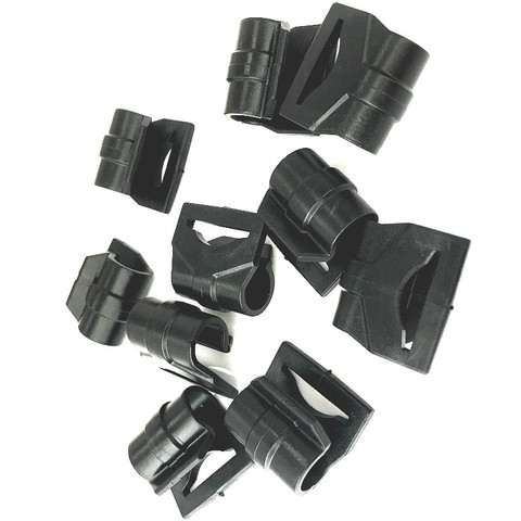 10 pcs/lot Outdoor Tent G Style Hook Curtain Rod Tent Buckles Bivvy Baracca Hunting Kit Tent Accessories ► Photo 1/5