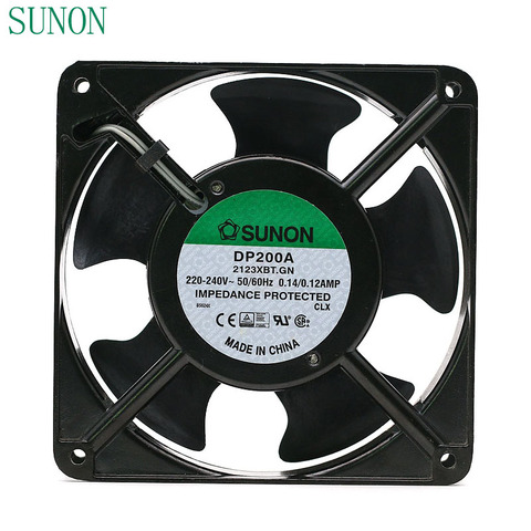 AC 220V fan For Sunon DP200A P/N 2123XBT.GN 0.14A 12038 220V 120*120*38mm industrial case cabinet cooling fan 120mm ► Photo 1/4