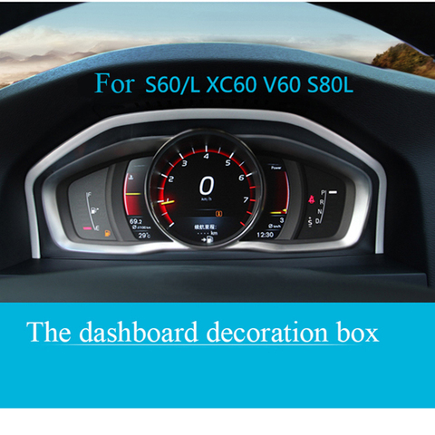 Tuning Special Instrument Panel Decorative Frame Stainless Steel For Volvo XC60 S60 S80V60 Auto Accessories Interior Car Styling ► Photo 1/6