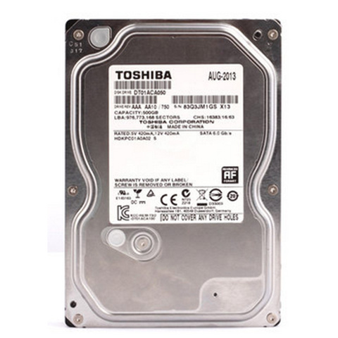 Toshiba 500G HDD HD Hard Drive 3.5