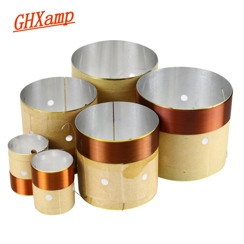 GHXAMP Speaker BASS Voice Coil 4inch 6.5 INCH 10 INCH 18 Inch Subwoofer Speaker Repair 8OHM White Aluminum Sound Air Outlet 2PCS ► Photo 1/6