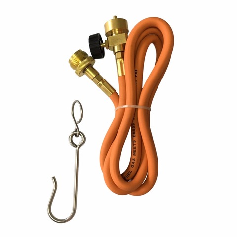 Gas Braze Welding Torch Hose CGA600 1.5m (5ft) Hose and Belt Hook for MAPP Torch Extension Kit ► Photo 1/6