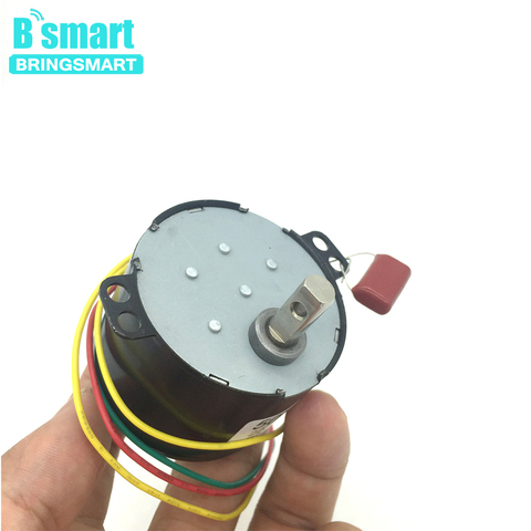Bringsmart Synchronous Motor 50KTYZ AC 220V Micro Slow Speed Machine 10W Controllable Reduction Motor 1rpm Small Motor ► Photo 1/6