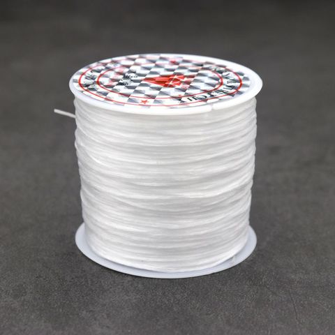 White 0.8mm Crystal String Cord (50m)